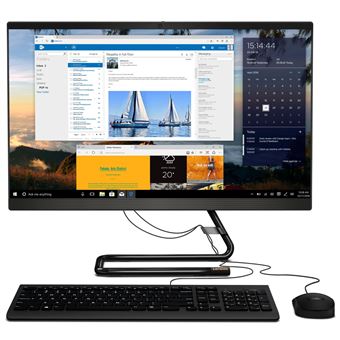PC tout-en-un Lenovo IdeaCentre AIO 3 24ALC6 23,8 AMD Ryzen™ 5 16 Go RAM 1 To SSD Noir - PC tout en un - Achat & prix