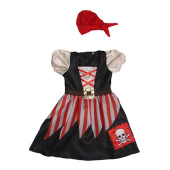 Déguisement enfant Cesar Pirate Girl 5-7 ans