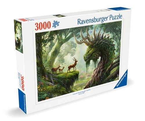 Puzzle 3000 pièces Le réveil du dragon de la forêt Ravensburger France - vue 9