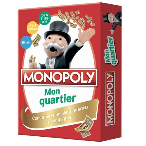 Jeu de cartes Auzou Monopoly Mon quartier