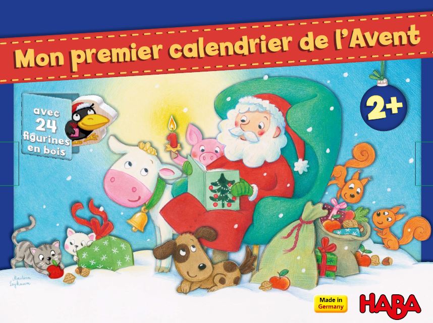 Jeu d'ambiance Haba Mon premier calendrier de l'Avent Noël - Jeux d