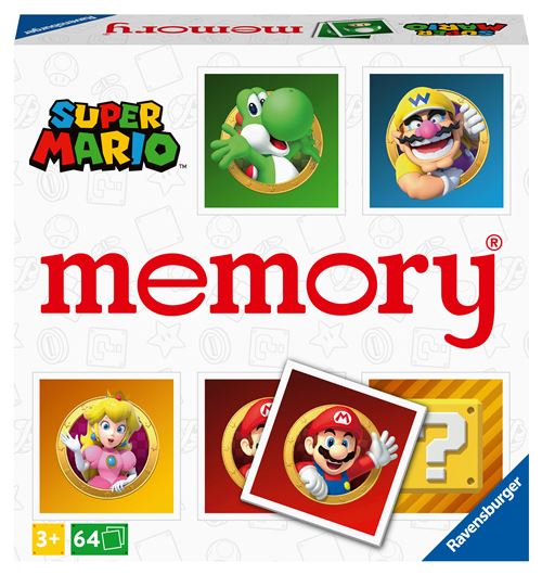 Jeu de mémoire Ravensburger Grand memory® Super Mario