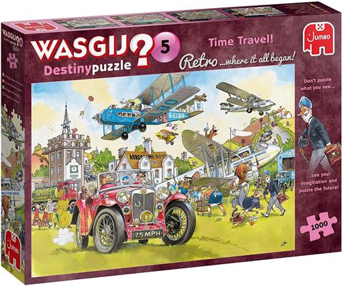 Puzzle 1000 pièces Diset Wasgij Retro Destiny 5 Time Travel !