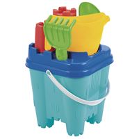 Seau De Plage Pirate – D.17 Cm Avec Tamis, Moule à Sable Et Doublette – Jeu Extérieur