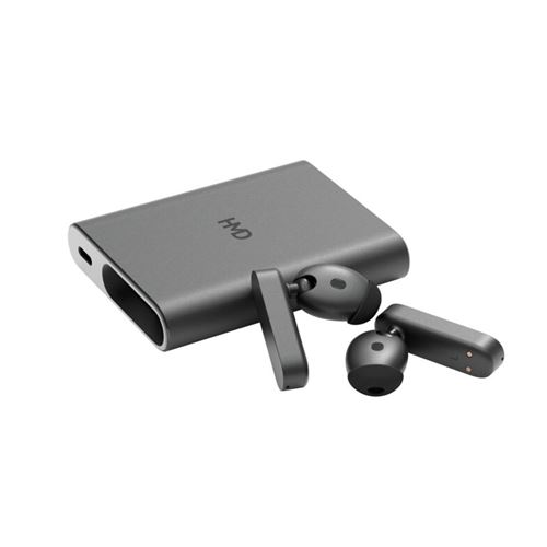 HMD Amped Buds Bluetooth-Kopfhörer mit Active Noise Cancelling - Schwarz
