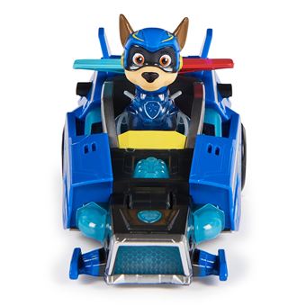 Véhicule avec figurine Paw Patrol La Pat Patrouille Chase The Mighty Movie