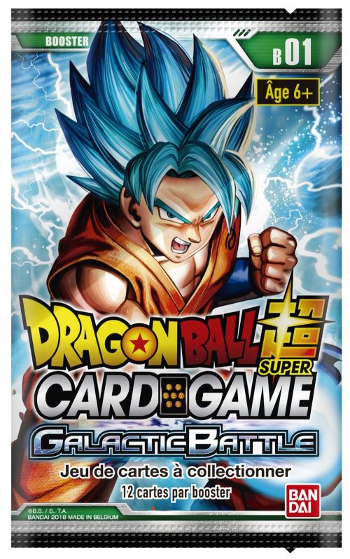 Dragon Ball Super Card Games Booster Série 1 Galactic Battle Modèle aléatoire