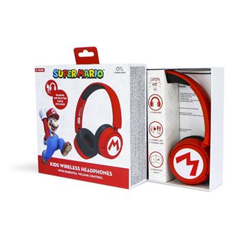 Jeu éducatif et électronique Otl Super Mario Logo Kids Wireless Headphones