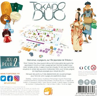 Jeu de stratégie Asmodee Tokaido Duo