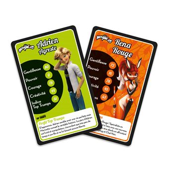 Jeu de cartes Winning Moves Top Trumps Miraculous