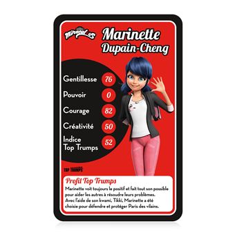 Jeu de cartes Winning Moves Top Trumps Miraculous