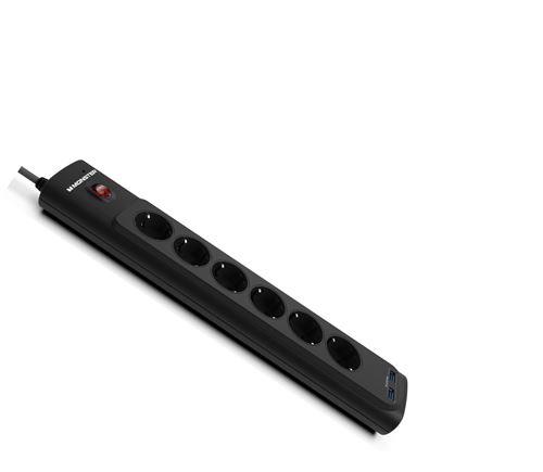 PARAFOUFRE MONSTER POWER 6 PRISES + 2 USB - vue 3