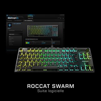 Clavier de jeu optique Roccat Vulcan TKL Pro RGB Noir