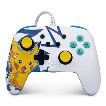 Manette filaire SWITCH Pokémon Pikachu Moods Officielle Nintendo avec Manette filaire SWITCH Pokémon Pikachu Moods Officielle Nintendo avec