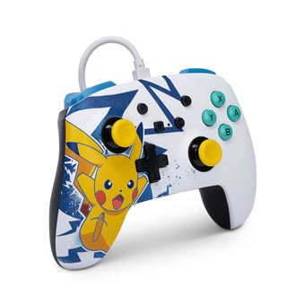 Manette filaire pour Nintendo Switch PowerA Pokémon Pikachu High Voltage
