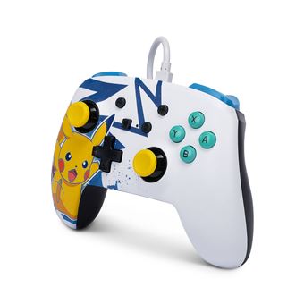 Manette filaire pour Nintendo Switch PowerA Pokémon Pikachu High Voltage