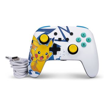 Manette filaire pour Nintendo Switch PowerA Pokémon Pikachu High Voltage