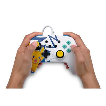 Manette filaire pour Nintendo Switch PowerA Pokémon Pikachu High Voltage