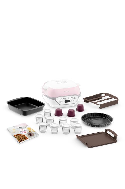 Tefal Cake Factory Infinity, Appareil À Gateau, Machine À Pain, Yaourtière, 9 Programmes Kd850110
