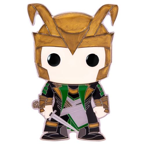 Funko Pop! Pin’S Géant Avec Stand 10 Cm Marvel Loki