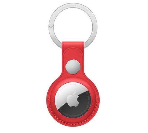 Porte-clés en cuir AirTag (PRODUCT)RED