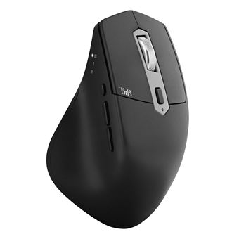 Souris sans fil semi-ergonomique Dual Connect T'n'b iClick Noir