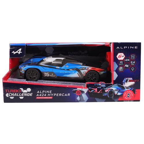 Voiture radiocommandée Turbo Challenge Alpine Hypercar A424 - Turbo Challenge