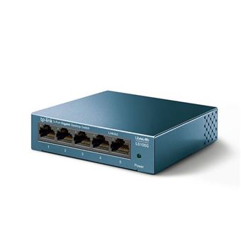 Switch de bureau 5 ports 10/100/1000 Mbps Tp-Link LS105G Bleu