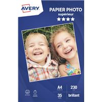 Avery Dennison Fotopapier - 35 Blatt - glänzend - A4 - für Tintenstrahldrucker