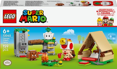 LEGO® Super Mario™ 72040 Campement du capitaine Toad - Lego Super Mario