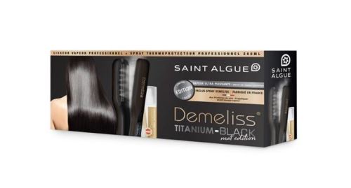 Demeliss Saint Algue Titanium lisseur à vapeur pour des cheveux brillants  et doux 