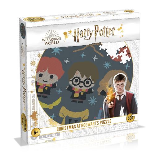 Puzzle Winning Moves Harry Potter Un Noël à Poudlard 500 pièces