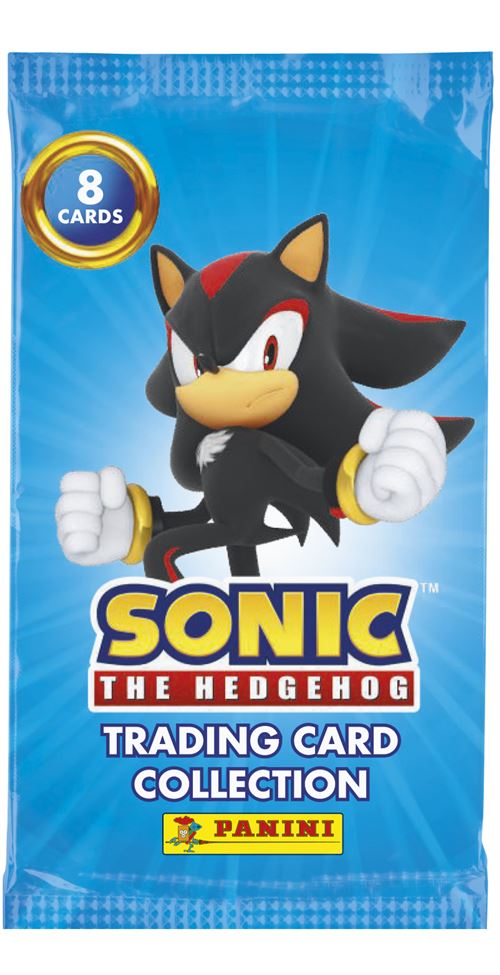 PANINI Cartes Sonic The Hedgehog Blister - 5 Pochettes + 2 Cartes Édition Limitée, Collection Officielle