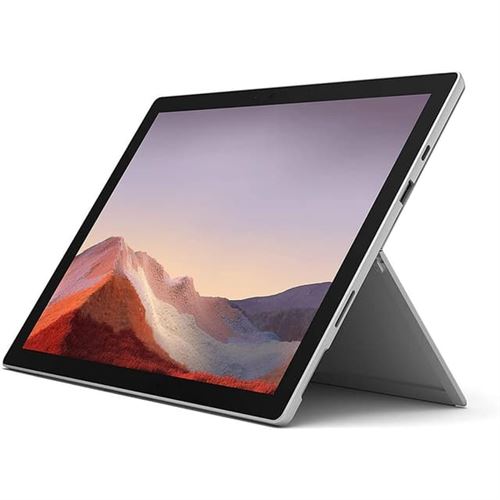 PC 2 en 1 Microsoft Surface Pro 7 12.3'' écran tactile Intel® Core™ i7 16 Go RAM 256 Go SSD Argent Reconditionné