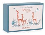 Chaussons Moulin Roty Sous mon baobab Bibiscus La Girafe