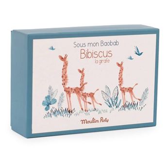 Chaussons Moulin Roty Sous mon baobab Bibiscus La Girafe