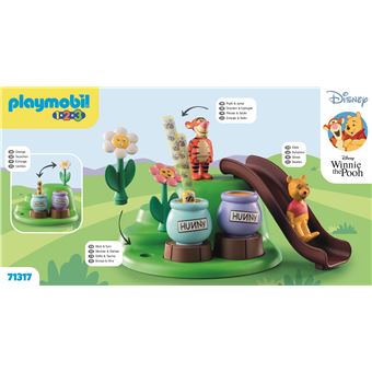 Playmobil 1.2.3. 71317 Winnie l'ourson et Tigrou jardin