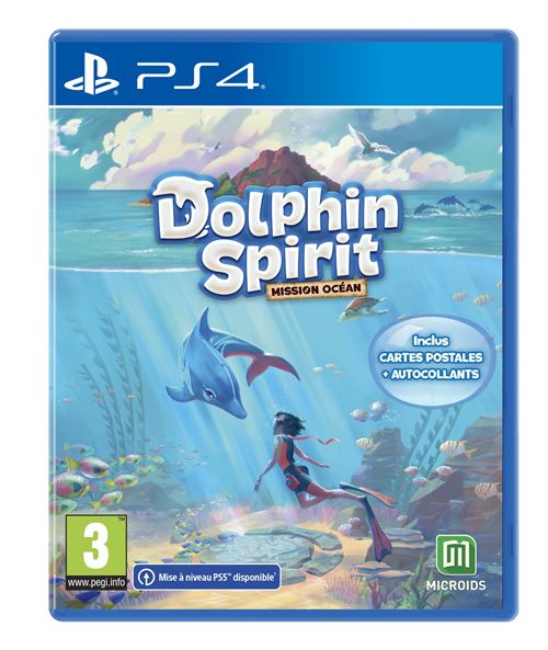 Pochette avant du jeu Dolphin Spirit Mission Ocean PS4