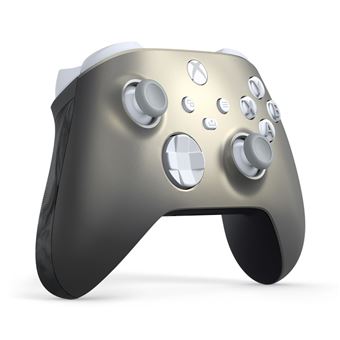 Microsoft Xbox Wireless Controller - Lunar Shift Special Edition - manette de jeu - sans fil - Bluetooth - gris, noir caoutchouté - pour PC, Microsoft Xbox One, Microsoft Xbox One S, Microsoft Xbox One X