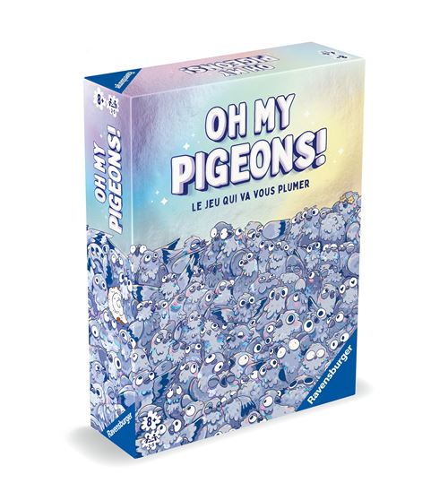 Jeu d'Ambiance Ravensburger Oh My Pigeons – Jeu Drôle pour 2 à 5 Joueurs dès 8 Ans - vue 3