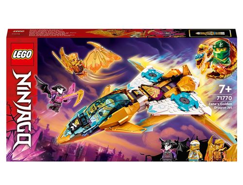 LEGO® Ninjago™ 71770 Le jet dragon d’or de Zane