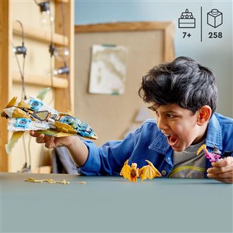 LEGO® Ninjago™ 71770 Le jet dragon d’or de Zane
