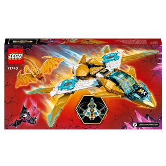 LEGO® Ninjago™ 71770 Le jet dragon d’or de Zane