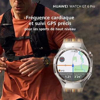 Huawei Watch GT6 Pro 46 mm Bluetooth - Smartwatch - Schwarz mit
