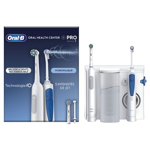 Brosse a Dent Oscillo Rotative Oral-B Pro Series 1 Oxyjet 3 Modes 1 Embrayage Minuteur Capteur de Pression - Image 4