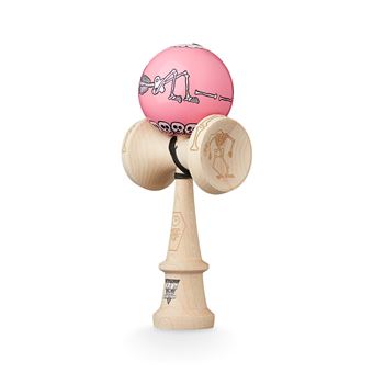 Jeu de plein air Krom Kendama Jody Barton Skeletons Rose