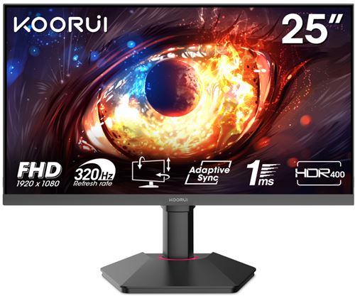 Ecran PC gaming Koorui G2511E 25" 320 Hz Full HD
