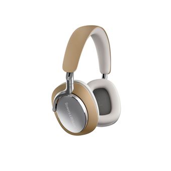 Casque audio sans fil Bluetooth Bowers & Wilkins Px8 à réduction de bruit Beige et Gris