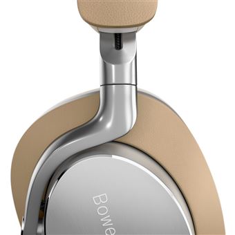 Casque audio sans fil Bluetooth Bowers & Wilkins Px8 à réduction de bruit Beige et Gris