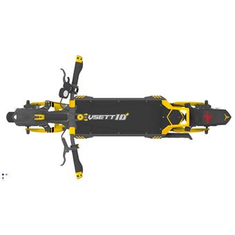 Trottinette électrique Vsett 10 Pro 60V 28.0Ah 1400 W Noir et Jaune